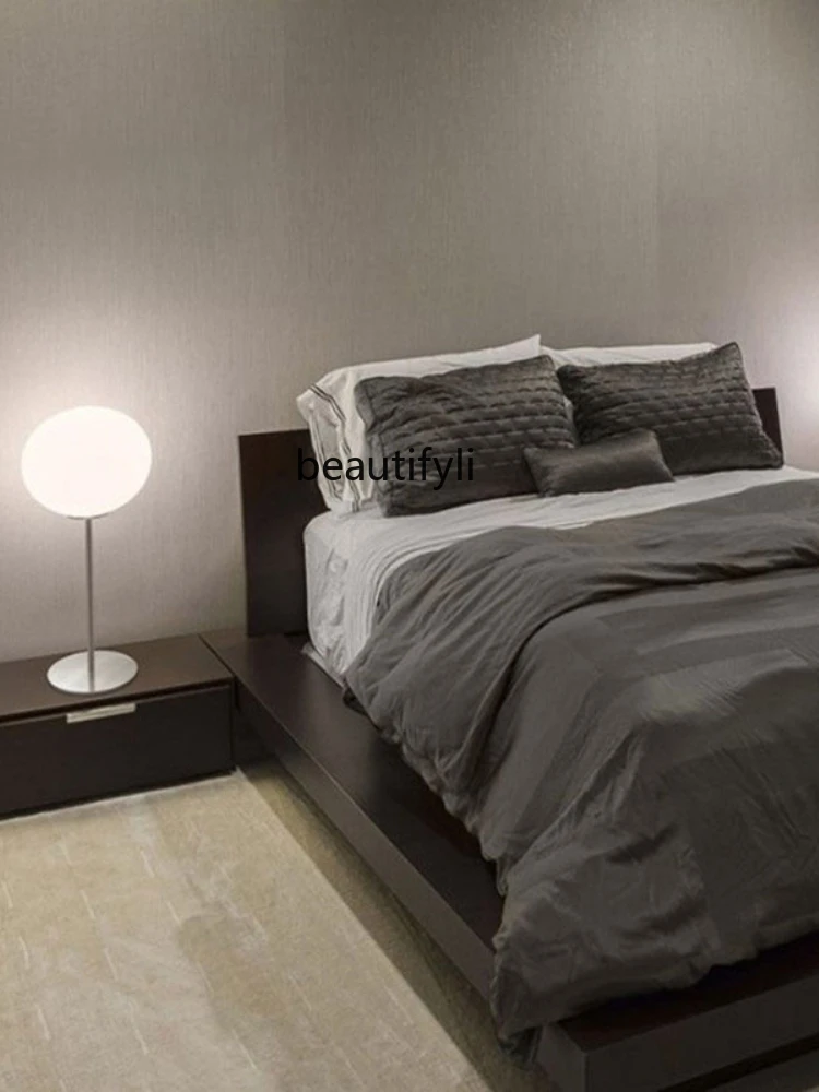 LBX Simple Bedroom Bedside Ball Table Lamp Living Room Dining Room Sofa Glass Ball Floor Lamp