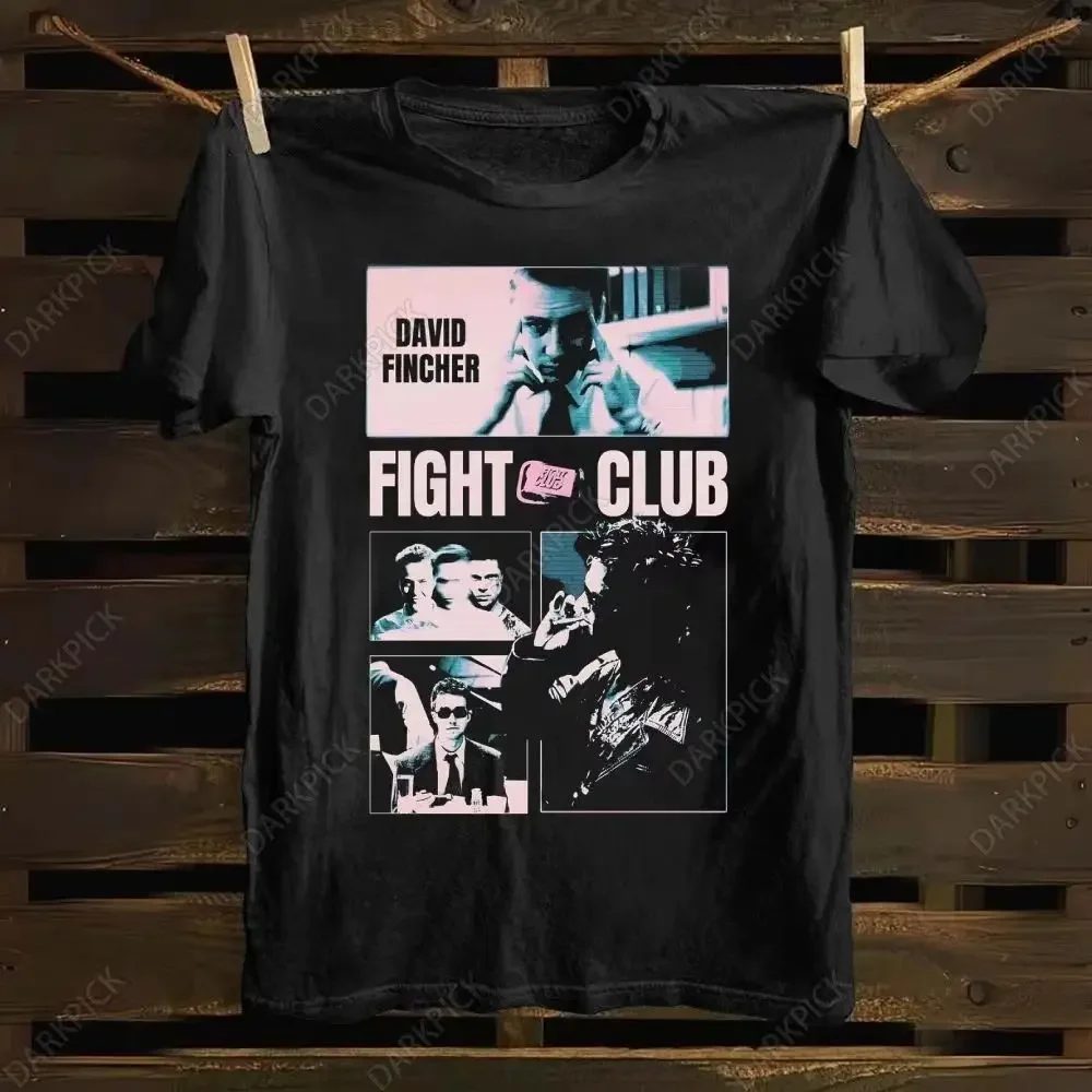 Y2k Fashion Tops 1999 Fight Club Movie Grafikdruck T-Shirts Vintage O Neck Streetwear Lässige lockere T-Shirts Fans Geschenk Unisex – Detail 8