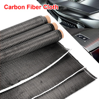 Carbon Fiber Fabric 3K 200gsm 50x300cm Roll for Automotive Car Body Repair & Wrapping, High Strength DIY Composite Material