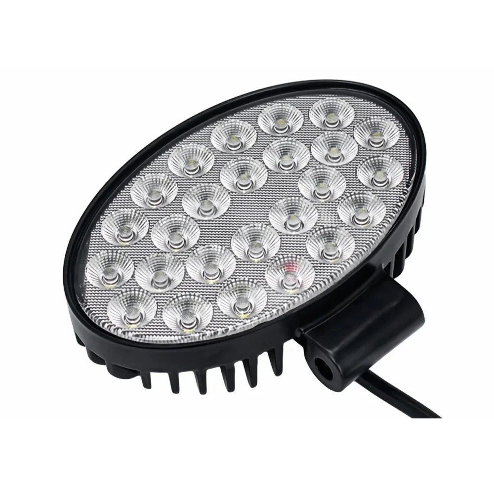 50W LED Fog Lamp 5.5 Inch Oval Flood Light 12V 24V for Car Truck Motorcycle Tractor Pickup ATV UTV SUV Boat Off-Road Lighting