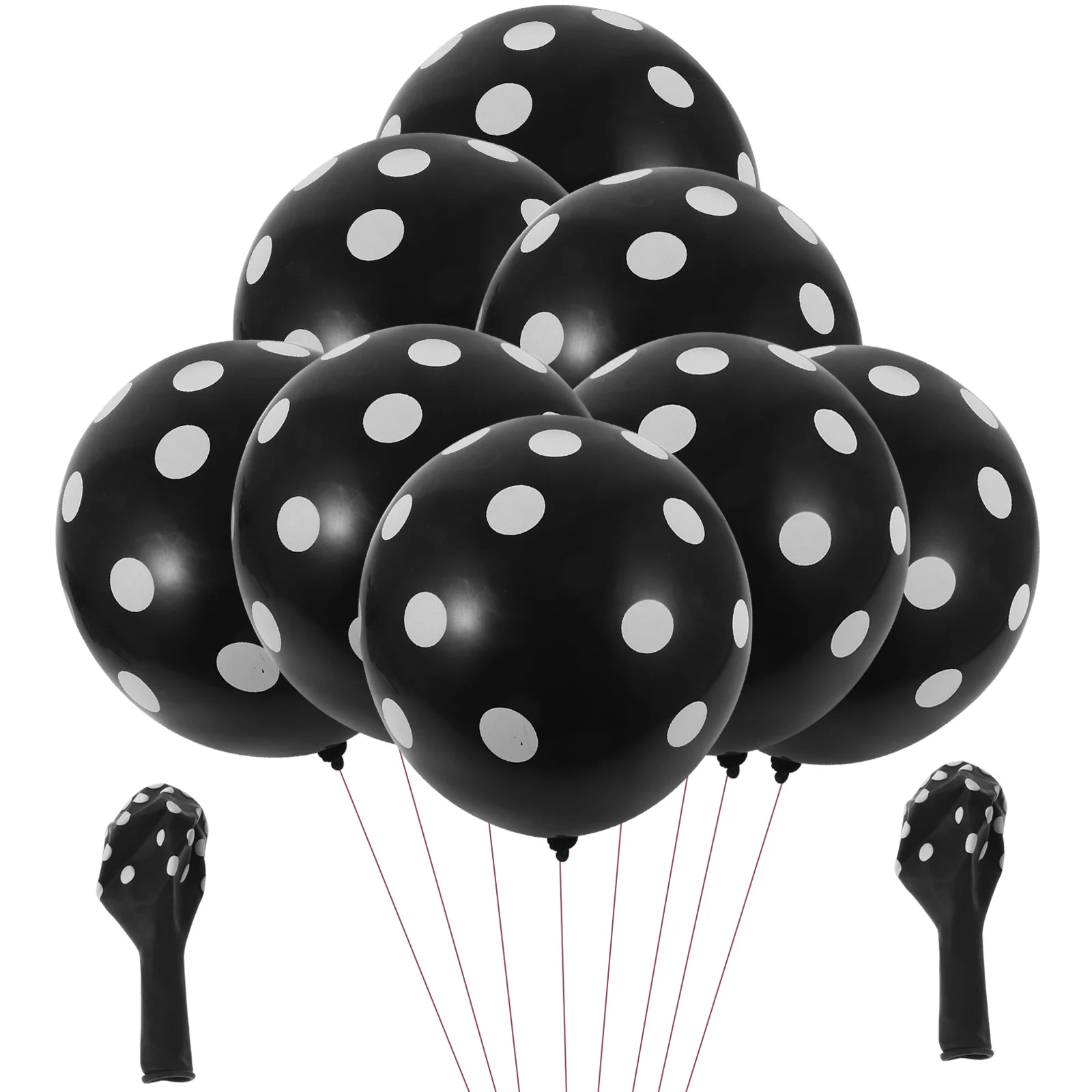 

100Pcs Latex Dot Balloons Party Layout Props Bright Color Decorations for Events Dot Balloons Birthday Decorations
