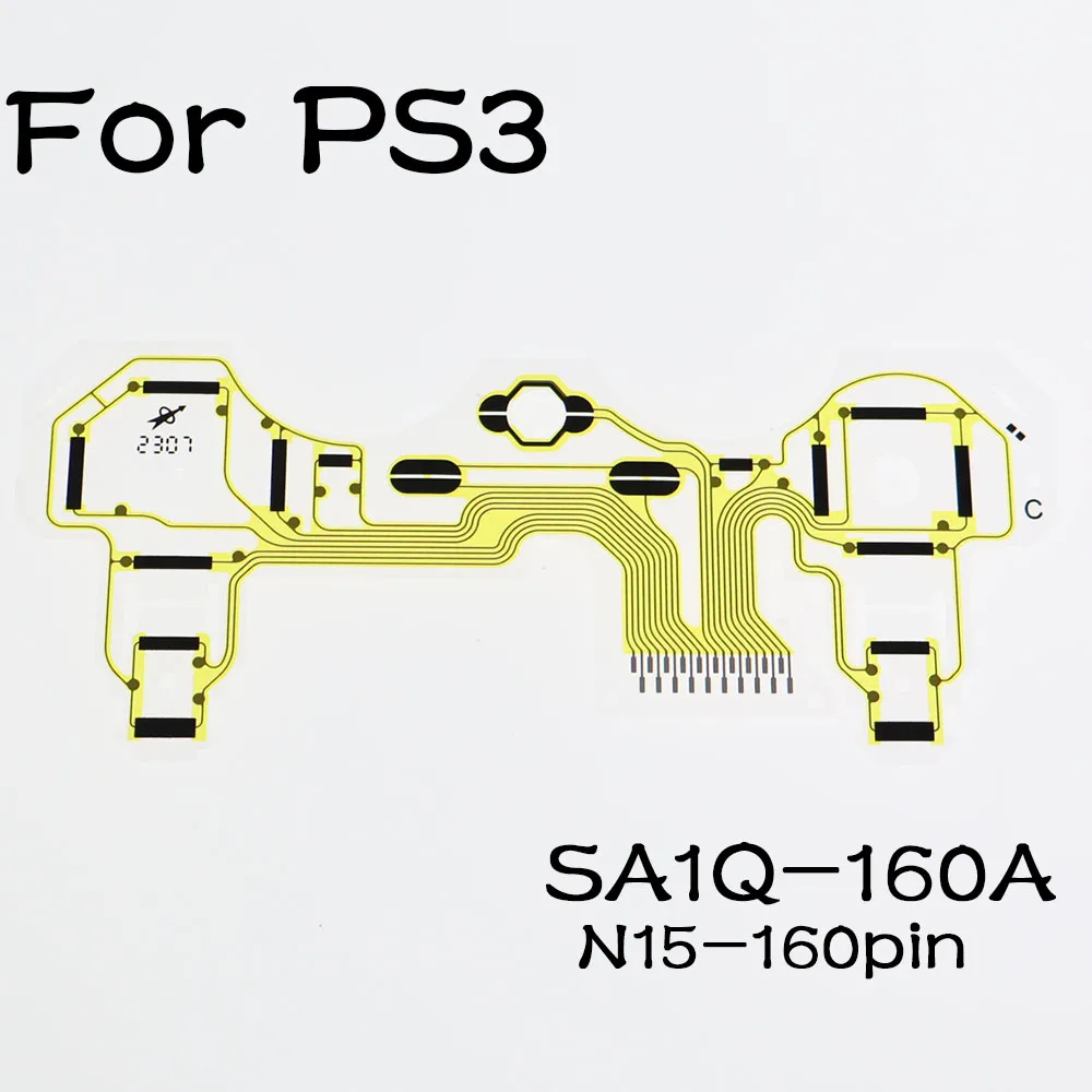 สําหรับ PS3 เกม Handle Controller SA1Q194A SA1Q159A SA1Q222A SA1Q160A SA1Q135A ริบบิ้นแผงวงจร PCB Contact Pad Flex Cable