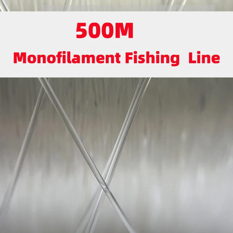 Imagem -04 - Monofilamento Sea Fishing Nylon Line Grossas Fontes de Pesca Tamanho Grande 0.6 mm 0.7 mm 0.8 mm 0.9 mm 1.0 mm 500m 100m