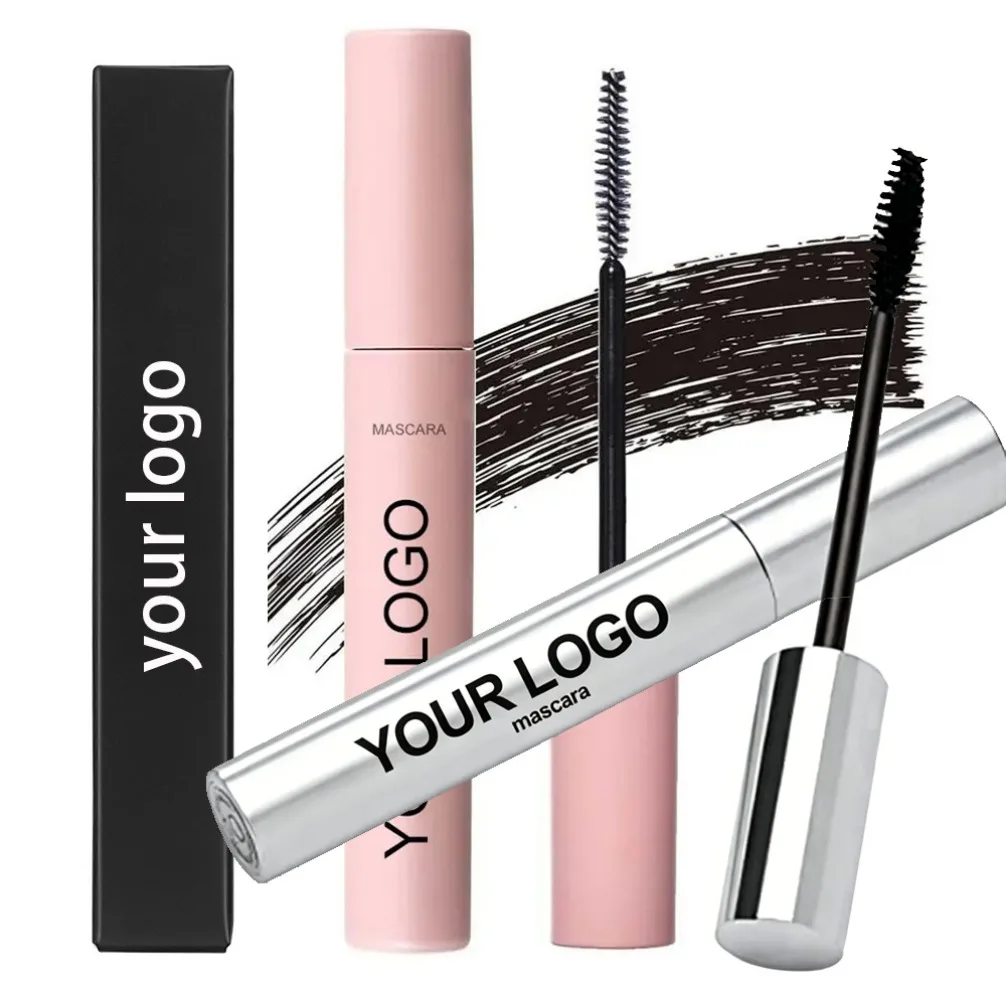 Private Label Custom Logo Vegan Eyelash Makeup Wholesale Volumizing Curling Waterproof Smudge Proof Mascara Cosmeticos