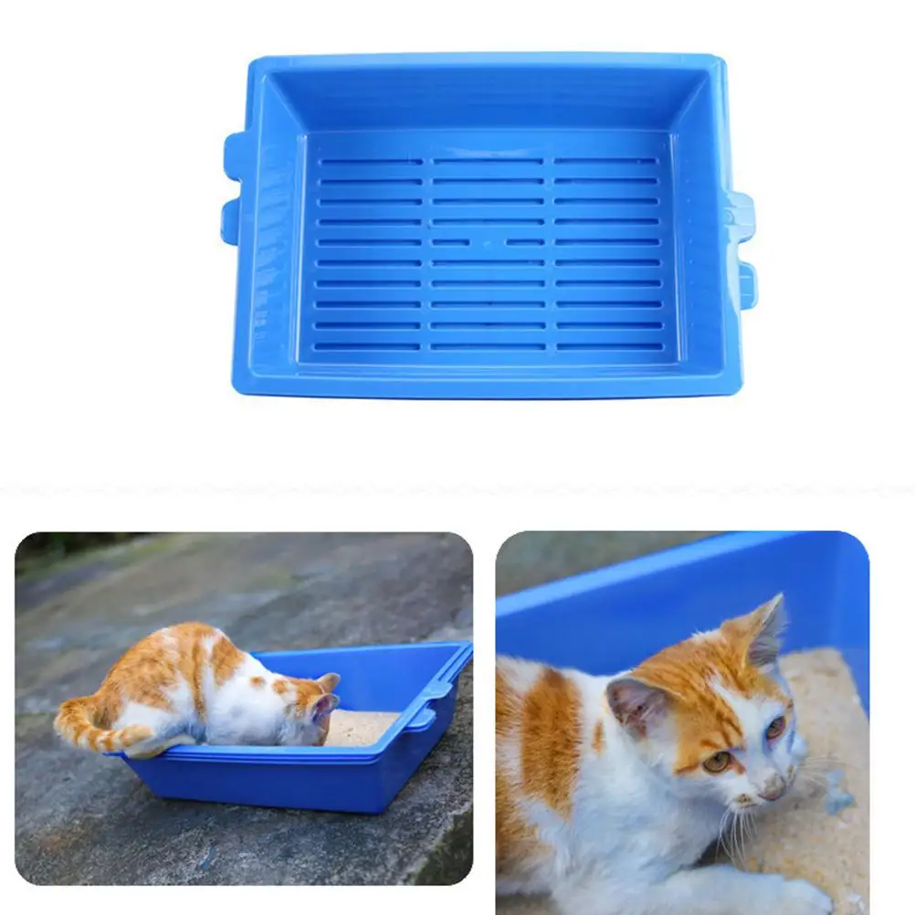 

Cat Litter Box Self Cleaning Closed Potty Trainer Kitten Dog Basin Supplies Durable Spill Prevention Practical Environmental