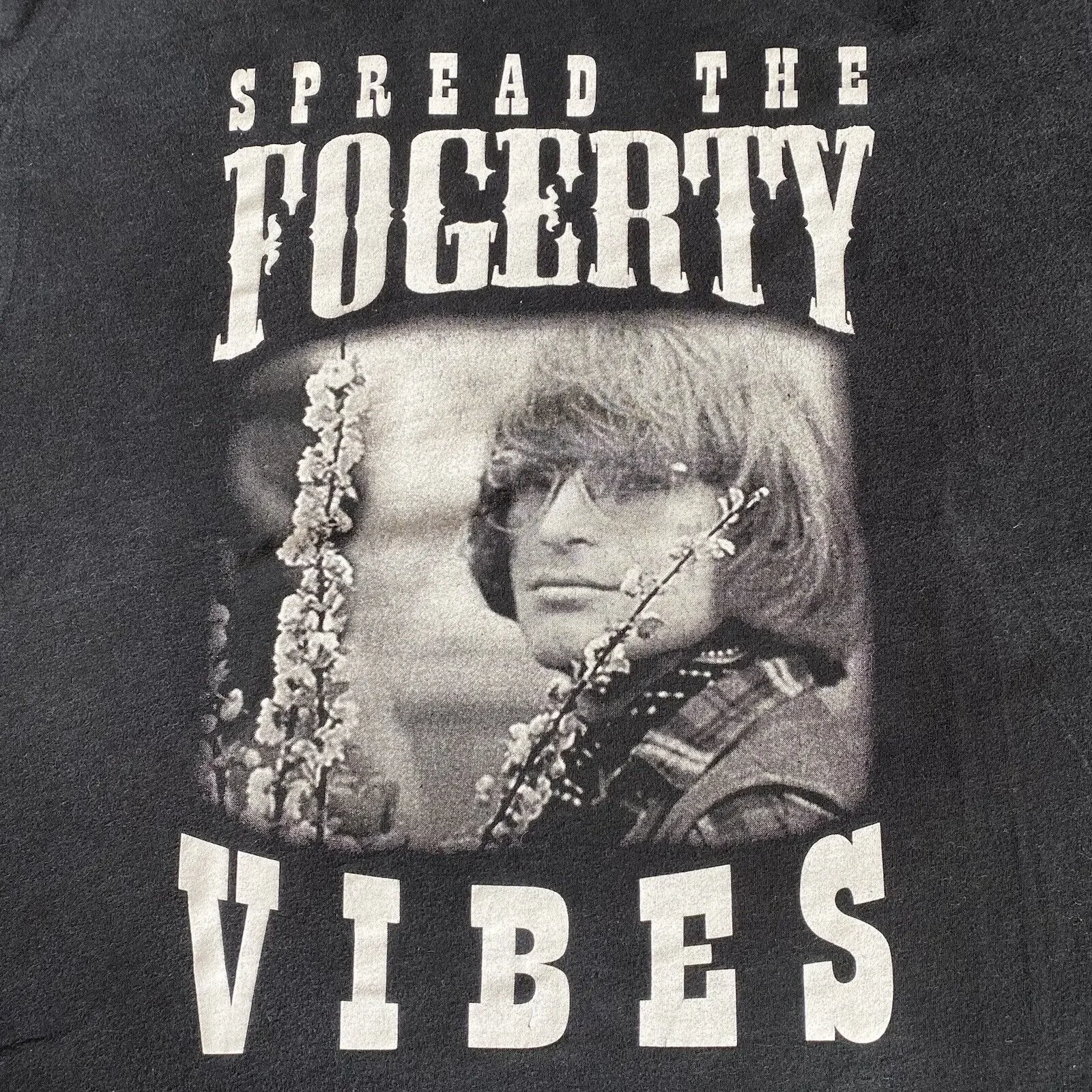 JOHN FOGERTY CCR Vibes Licensed Classic Rock T-Shirt. XL (NV) Preowned