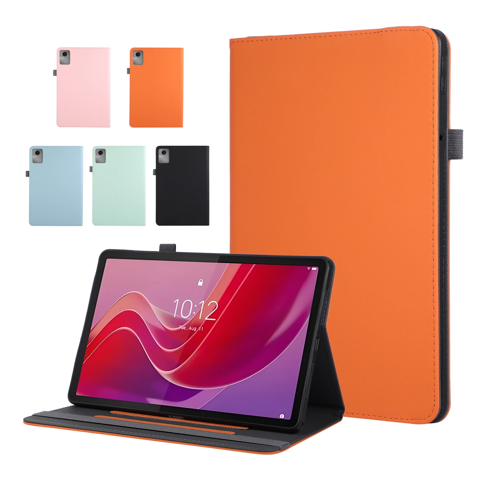 

Для Lenovo Tab M11 TB330FU TB331FC Xiaoxin Pad 2024 11-дюймовый тройной складной чехол для смарт-планшета, чехол для Xiaoxin Pad 2024