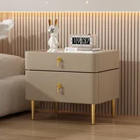 Beautiful Nordic Bedside Table Luxury Small Office Solid Nightstand Drawer Organizer Storage Mesitas De Noche Bedroom Furniture