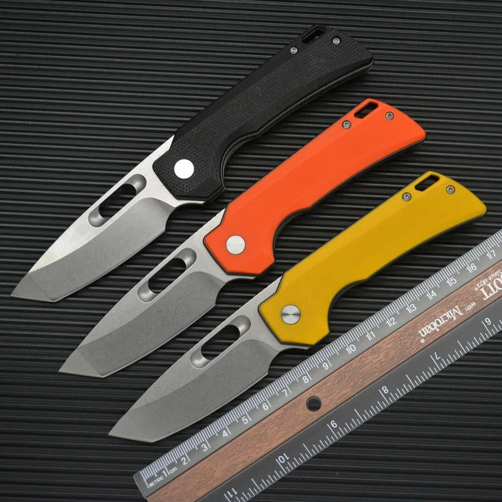 

G10 Handle folding knife Hunting knife, field survival knife, travel knife, emergency defense Outdoor defense tactical knife