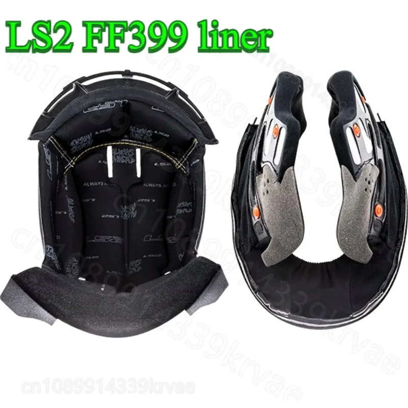 LS2 ff399 отслаивающийся шлем, шлем с обратной откидной спинкой, оригинальная подкладка, внутренняя хлопковая внутренняя бакLS2, аксессуары для шлема