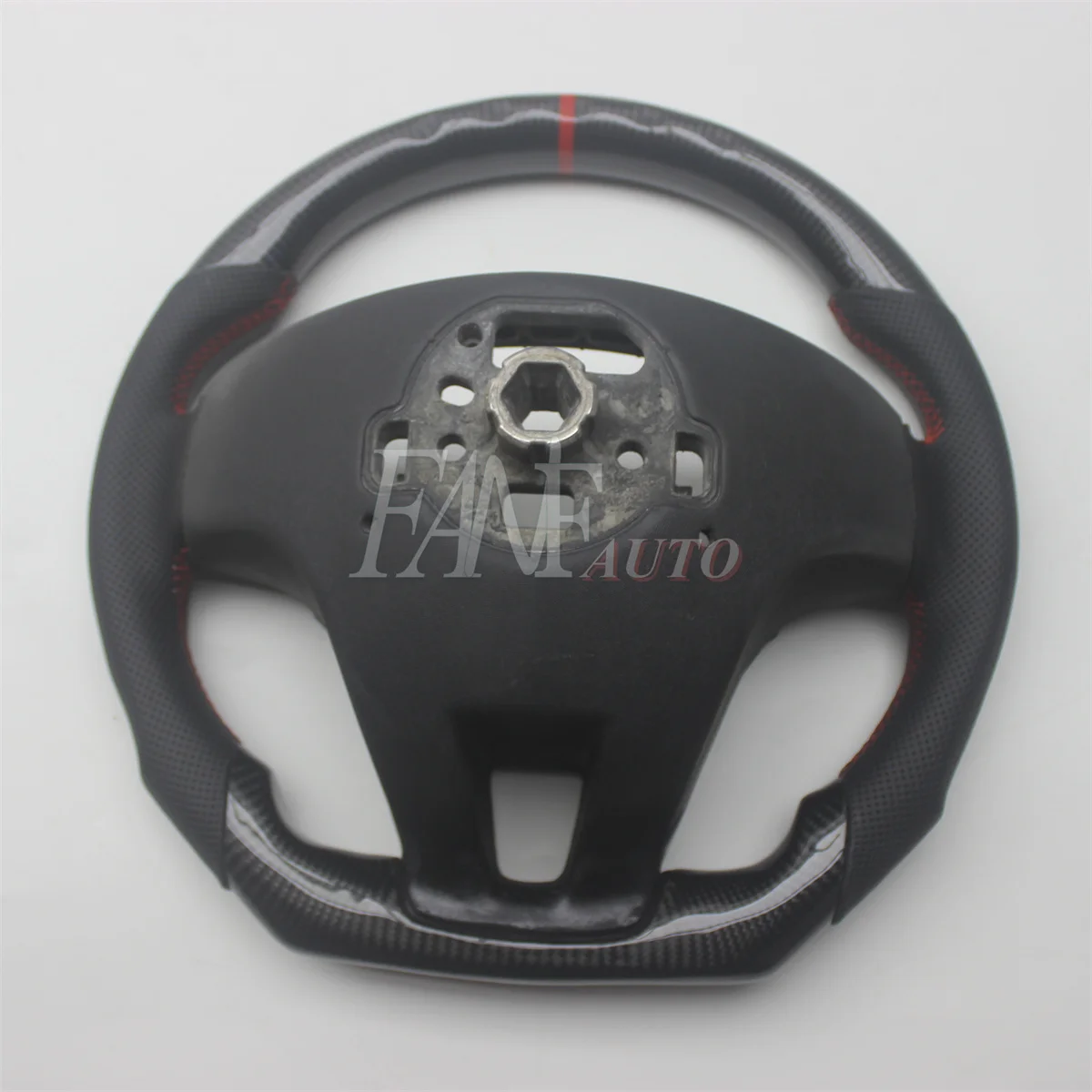 Replacement Real Carbon Fiber Steering Wheel with Leather for Volvo S60 2010-2018