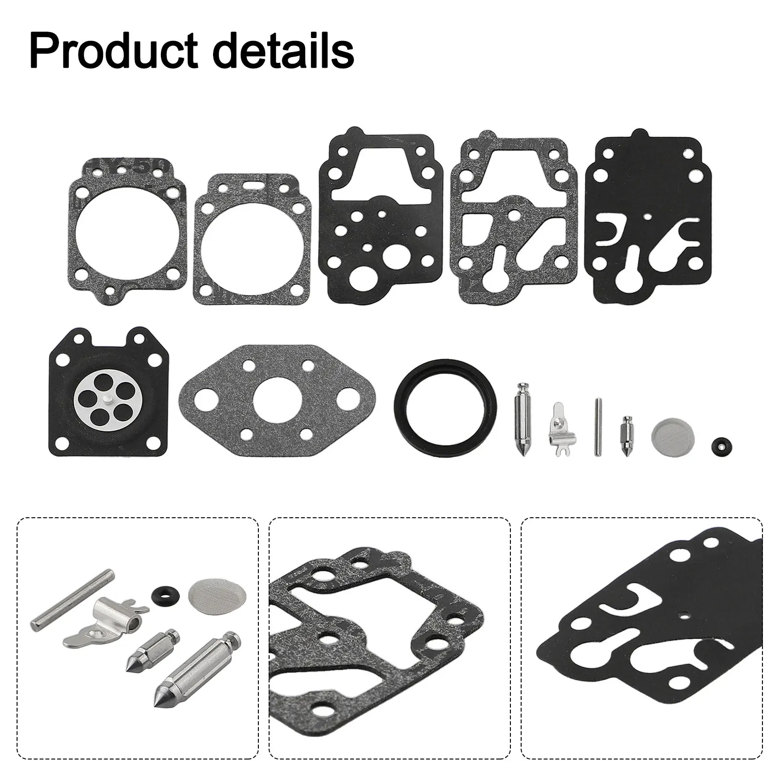 

Carburettor Repair Kit for McCulloch T26CS B26PS Includes All Necessary Gaskets and Diaphragms for Maintenance