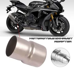 Universal Motorcycle Exhaust Pipe Adapter 60mm to 51mm Muffler Tube Steel Motorcycle Exhaust Adapter Reducer