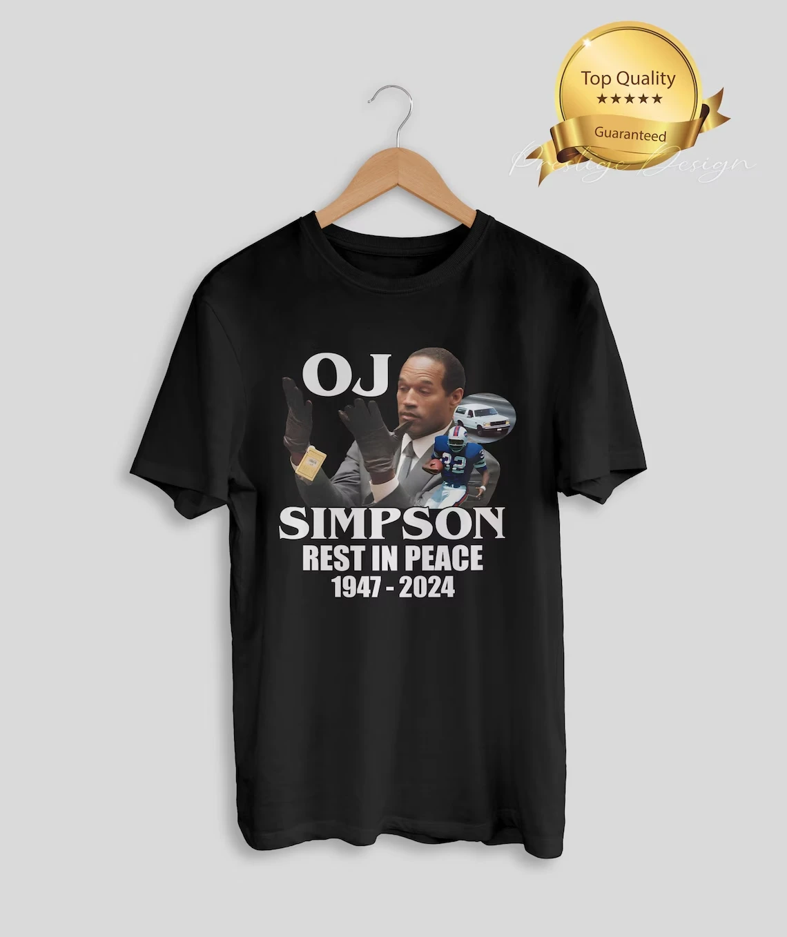 OJ Simpson Shirt, rip oj simpson o.j. simpson, meme shirt, 1947-2024 tee OJ Simpson Tshirt