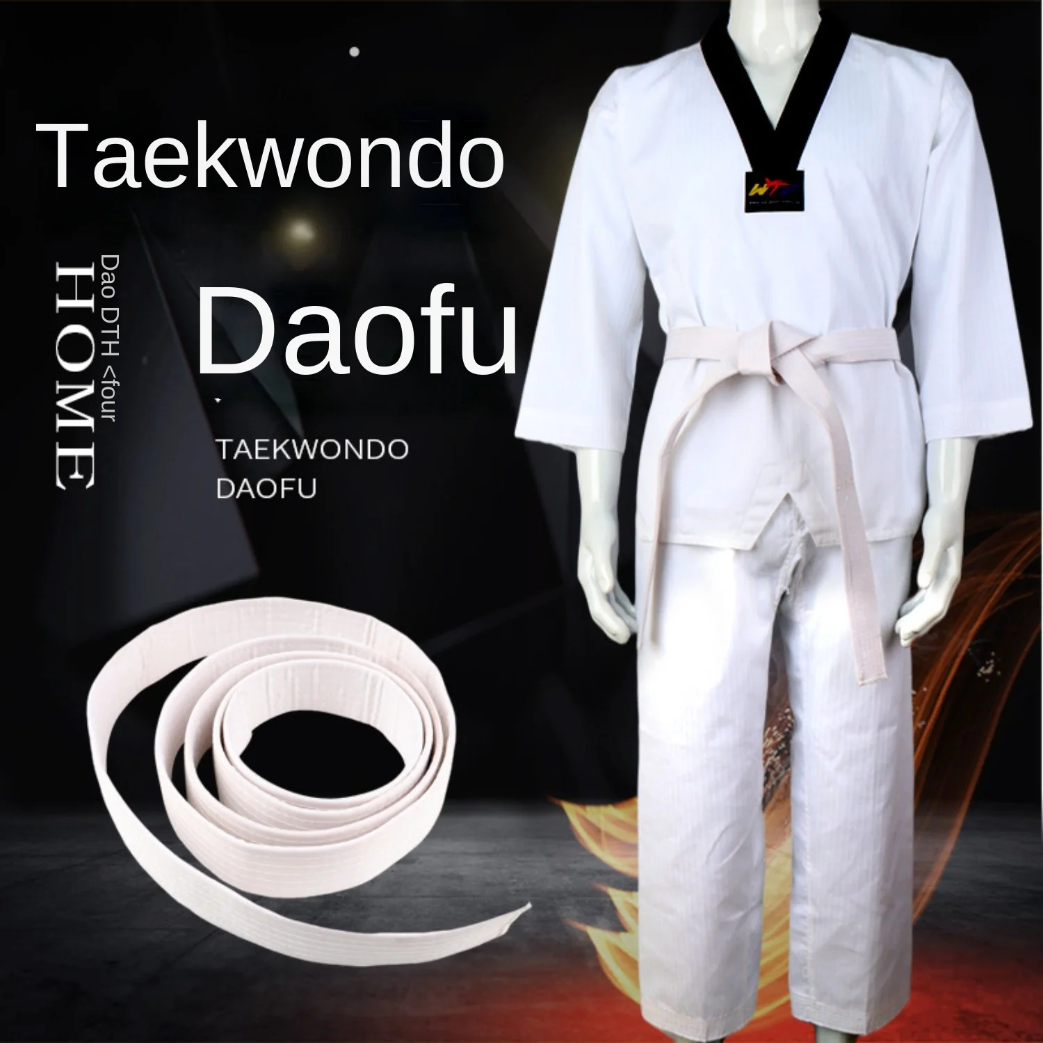 Taekwondo abbigliamento adulto bambini uomini e donne modelli principiante Taekwondo abbigliamento arti marziali abbigliamento da allenamento Coaching