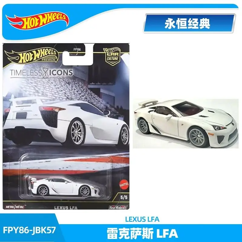 

Hot Wheels Премиум вневременные значки Культура автомобиля Lexus Lfa масштаб 1:64 литая под давлением модель автомобиля Коллекционная игрушка-автомобиль из сплава в подарок