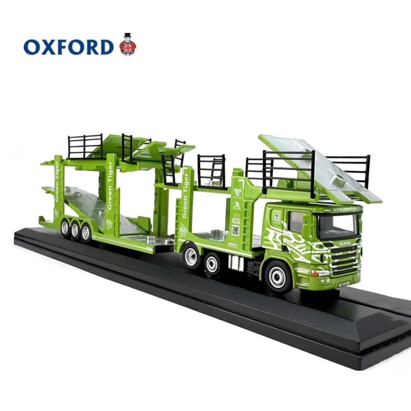 

OXFORD 1:76 Scale EVO6 Transport Truck Trailer Model Diecast Alloy Simulation Toy Collection Static Model Ornament