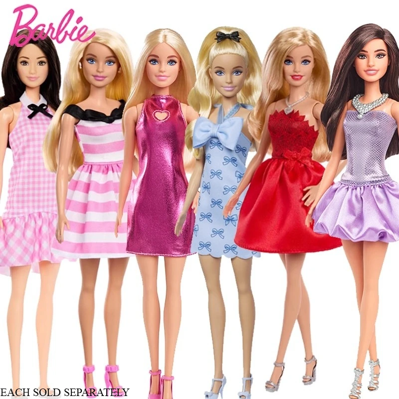 

2025 100% Original Mattel Barbie Fashionistas Dolls for Girls Genuine Top Brand Toys for Children Christmas Birthday Gifts