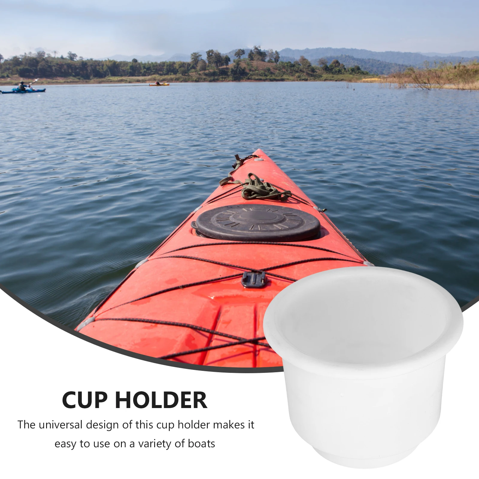 

Boat Cup Holder Reusable Nylon Kayak Car Travel Drink Stable Durable Accessories Outdoor Vehicle Extra Insert Hardware