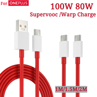 Original Oneplus Usb C Cable 100w 80w Super Vooc Charging Cord 65w Warp Charge Cabel One Plus 13 12 11 11R 10 T Nord 3 Ace3 Pad