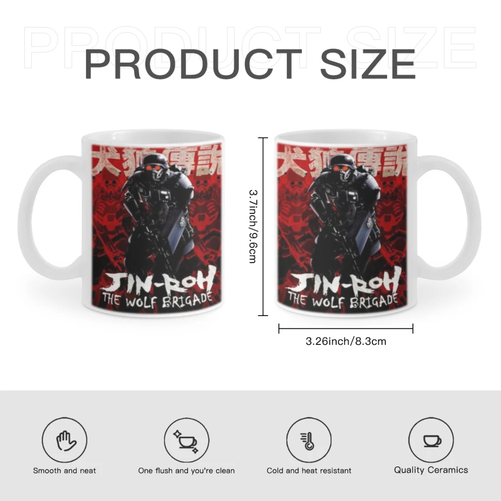 Jin Roh Classic Free shipping Coffee Mug Tea Cup 11oz Coffee Cup Funny Birthday Gifts for Women and Men Ceramic Mug  Cup