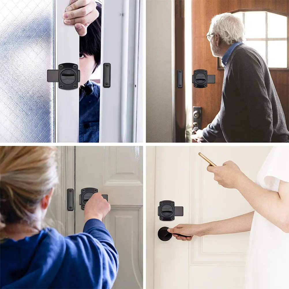 

Замок-защелка из цинкового сплава: высокопрочное крепление для внутренних и наружных дверей, шкафов, ворот, сараев, французских дверей