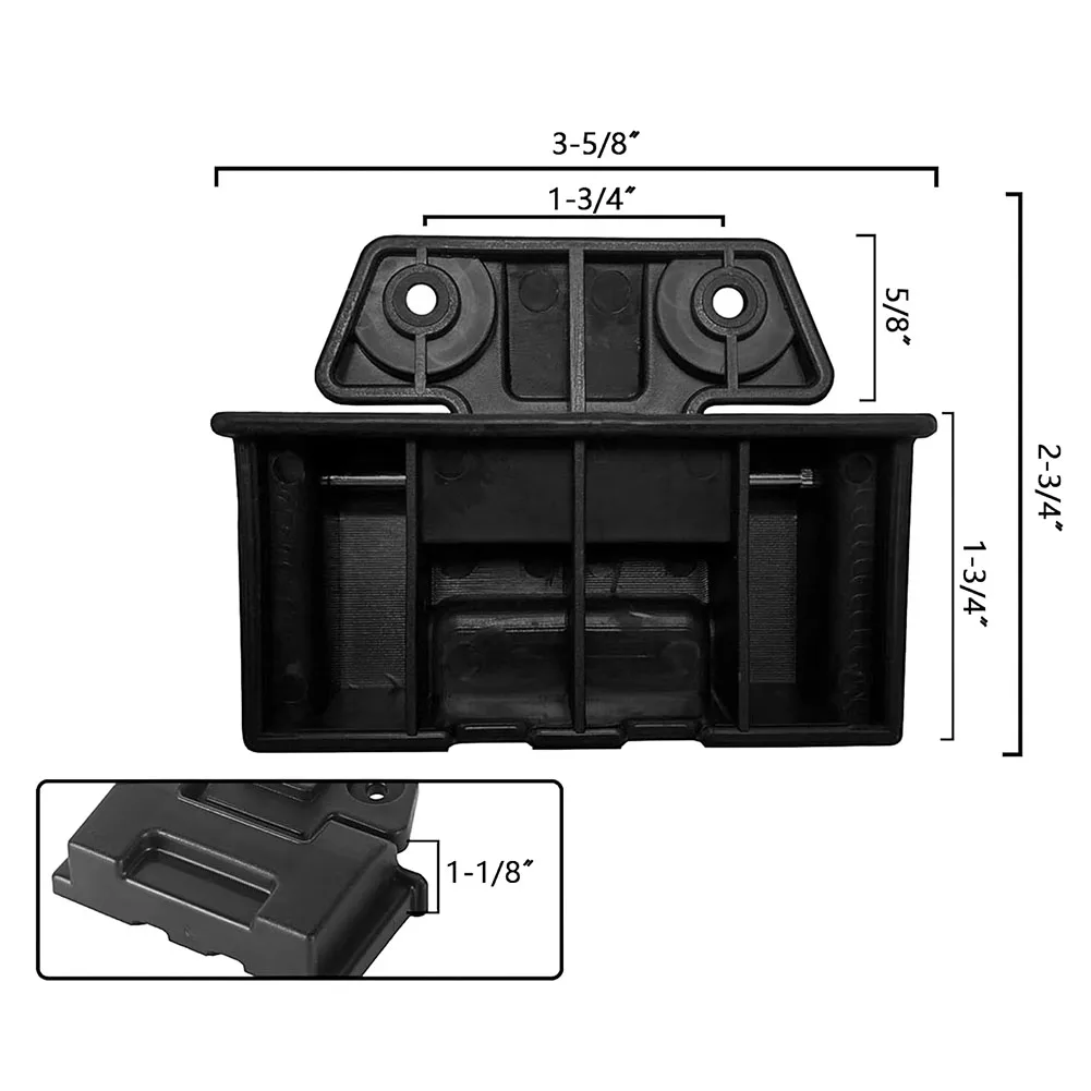 2-4パック-イグルー25qt-52qt-72qtクーラー交換用ヒンジ-プラスチッククーラーヒンジ-アイスチェストクーラーヒンジキット