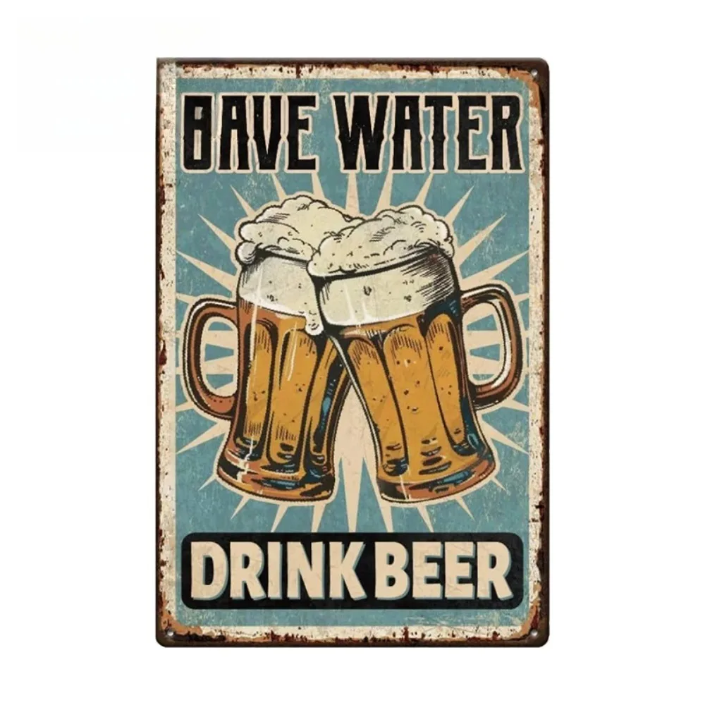 CIFBUY Retro Beer Design PVC Sticker Funny Decal for Motorcycle Trunk Car Decoration Weatherproof Durable Vinyl Art