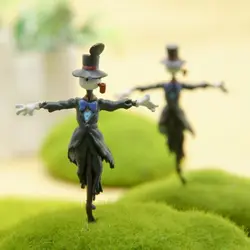 New DIY Landscape Decoration Mini Funny Doll Figurine Cartoon Resin Scarecrow Statue