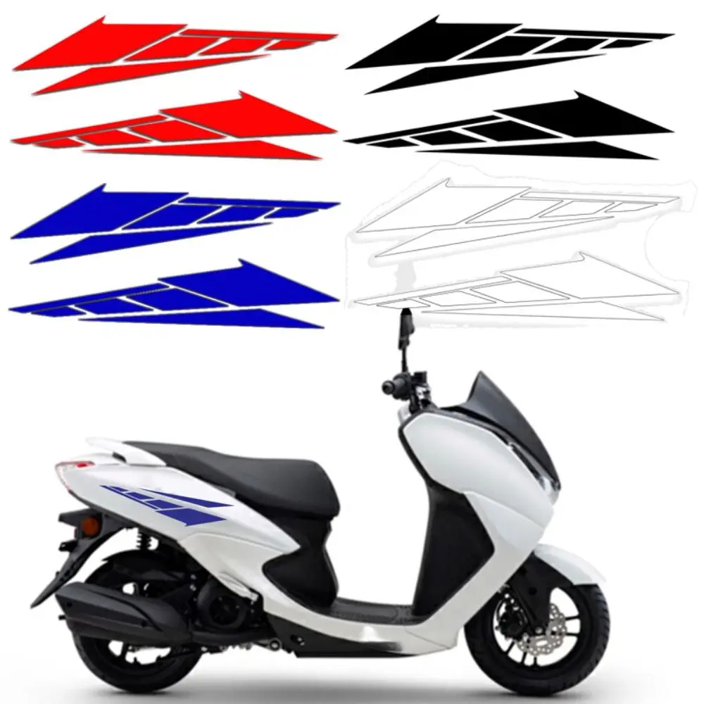 Multicolor Motorcycle Decorative Sticker Motorbike Electricbike Modification Ornament Tail Box Decals PET Dust-proof