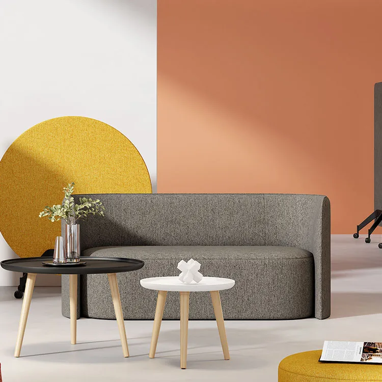 & One-stop Custom Commercial Reading Room Leisure Sofa Chair Set Coffee Table Public School Library Reading Furniture Set Office