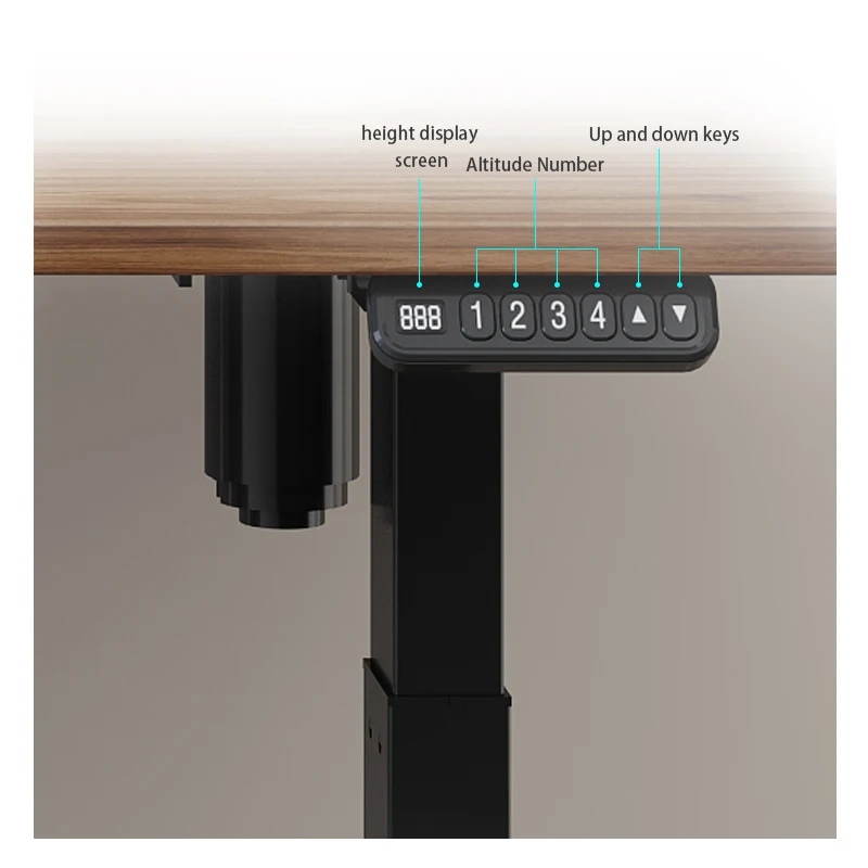 Electric Standing Desk Frame Height Adjustable Desk Office Smart Modern Computer Stand up Desk