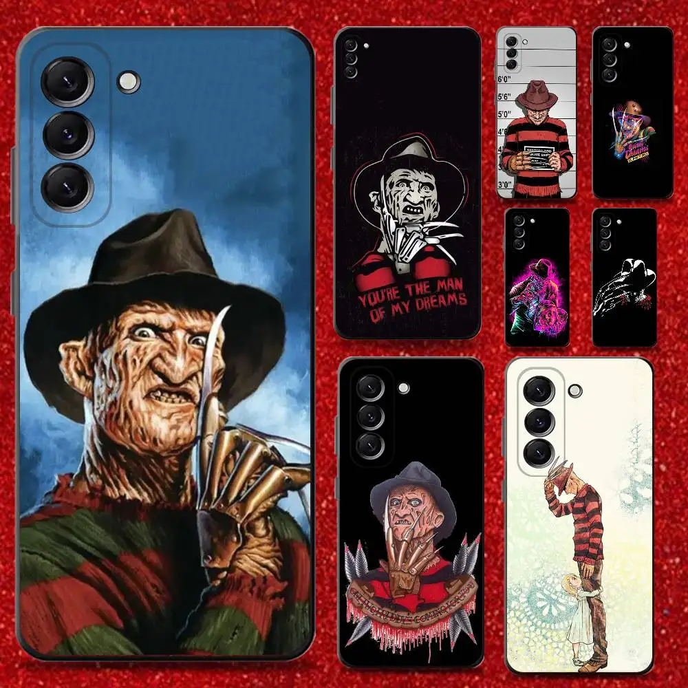 

F-Freddy Horror Movie K-Krueger Phone Case For Samsung Galaxy A13,A21s,A22,A31,A32,A52,A53,A71,A80,Soft Black Shell
