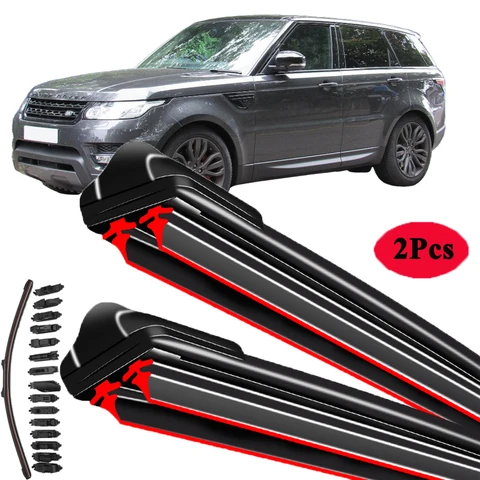 Для Range Rover Sport L320 L494 SUV 2005 2008 2013 2015 2017 2018 2019 2020 2021 2022 Автомобильные щетки двойной резиновый стеклоочиститель