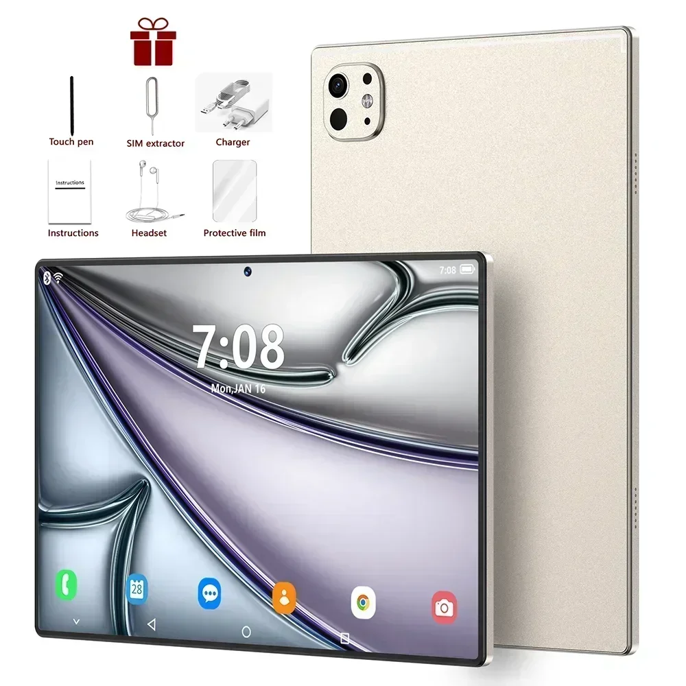 2025 Original Pad 9S Pro Tablets Android 15 22GB+2TB 10.1 inch Tablet PC Snapdragon888 Global Version 5G Dual SIM Card 10000mAh