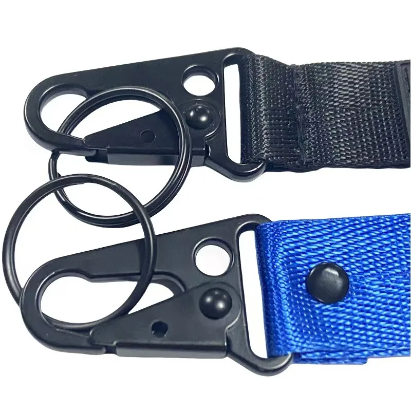 Portachiavi con nastro in tinta unita alla moda, cordino, regalo aziendale, portachiavi, uomo, donna, portachiavi per auto, portafoglio in vita, portachiavi