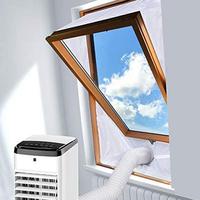 Universal Air Lock Window Seal Cloth Plate Hot Airs Stop Conditioner Outlet Window Sealing Kit for Mobile Air Conditioner