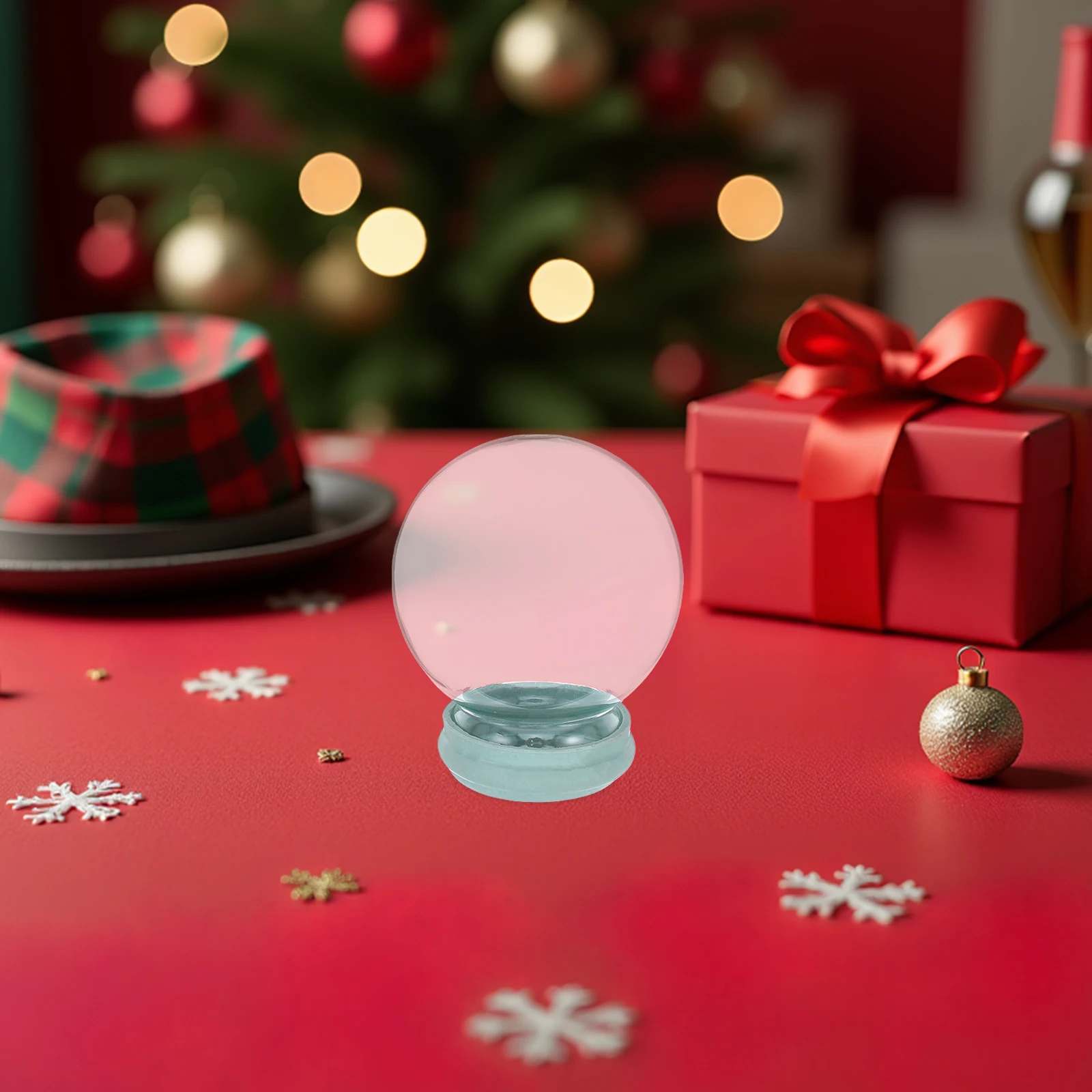 

Transparent Glass Dome for DIY Snow Globe - Versatile Craft Item Ideal for Tabletop Art Display - DIY Water Globe Crafts Kit