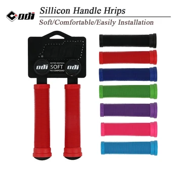 ODI MTB Handlebar Grips จักรยานซิลิกาเจล Handlebar Grip นุ่มลื่น Shock-absorbing Handle COVER XC/AM Downhill จักรยานพับ