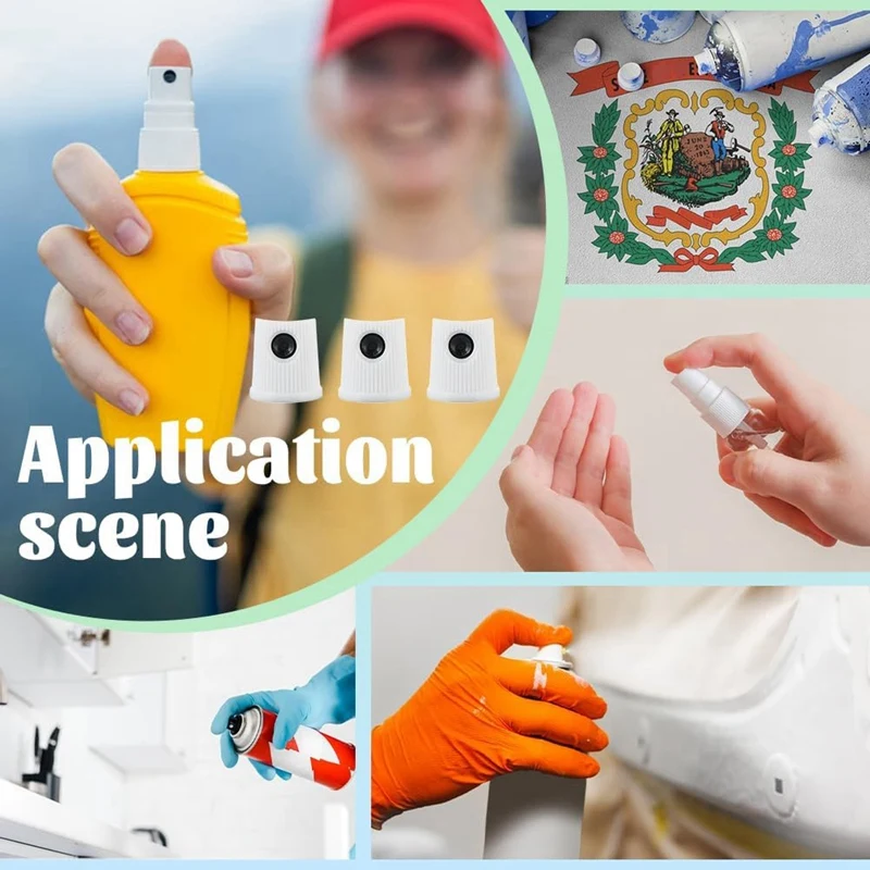 Capuchons de peinture en aérosol ABNO-50 pièces, buse de peinture en aérosol Capuchon de remplacement de peinture pour peinture en aérosol Art Street Art Graffiti