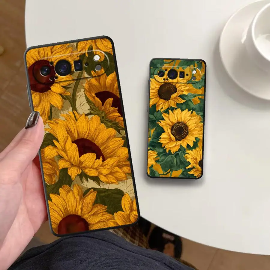 Coque de téléphone Sunflower Sea Funda pour Google Pixel 10A 8a 6 7 8 Pro 6a 7a 9a 10 9 Pro XL