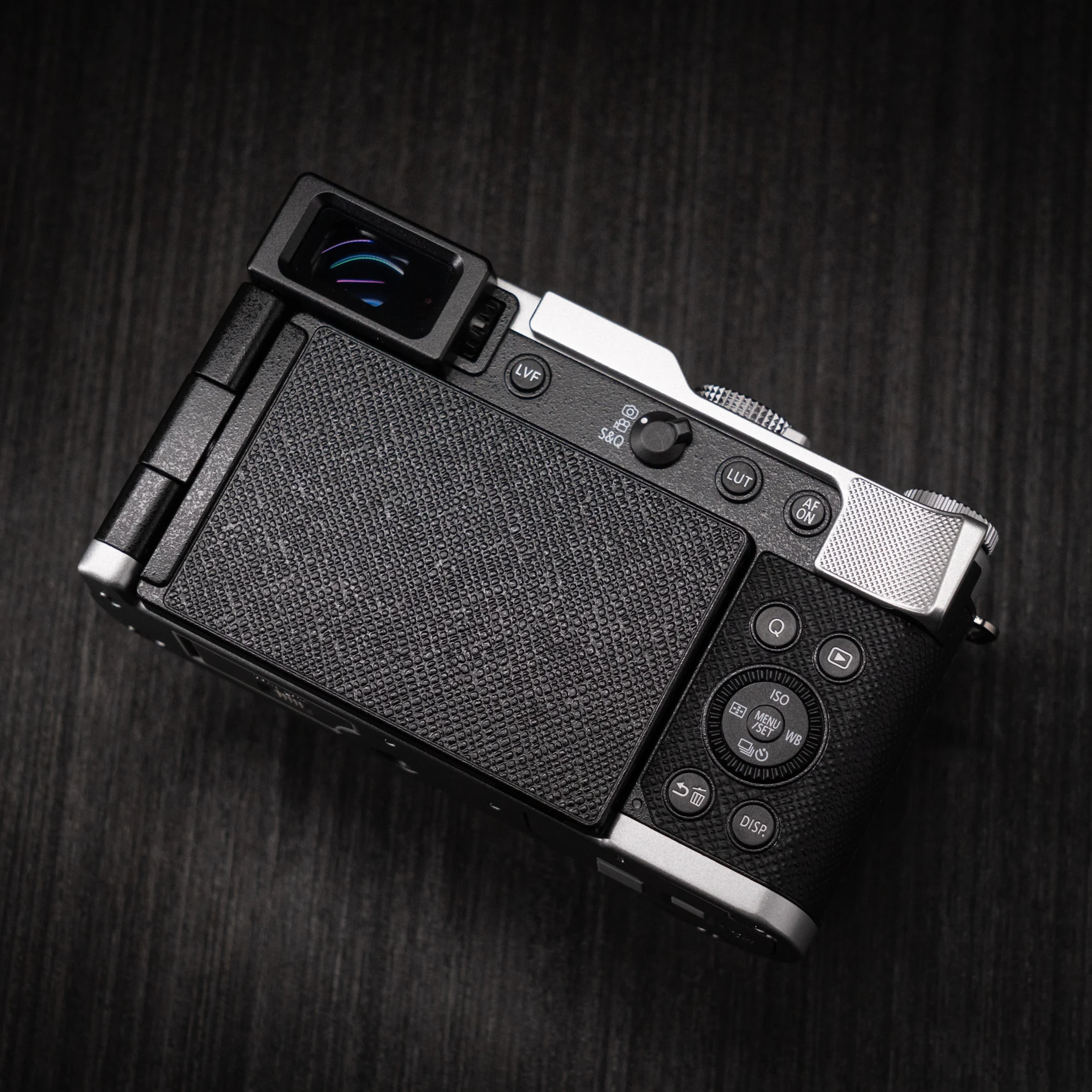 Aluminium-Metall-Handgriff für Panasonic LUMIX L10 Kamera, ergonomisch gestaltet. – Detail 9