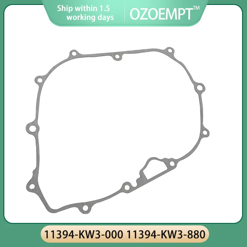 Embreagem da tampa da junta R de OZOEMPT, AX-1 1988-1997, NX250 1988-1993, XL250DEGREE 93-95, OEM:11394-KW3-000, 11394-KW3-880, 11394-KW3-306