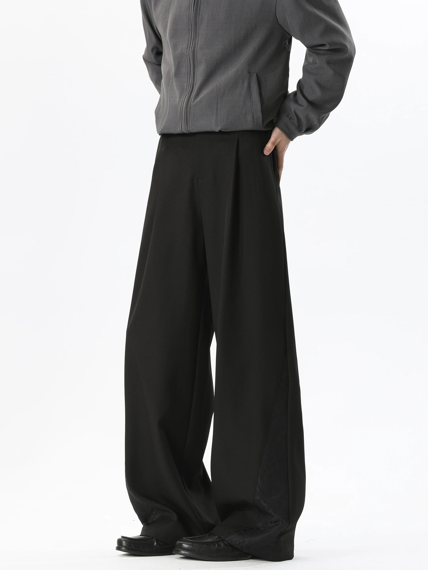 

Мужские повседневные брюки прямого кроя, однотонные, универсальные, свободного кроя, удобные, для весеннего сезона, китайский бренд West Pants