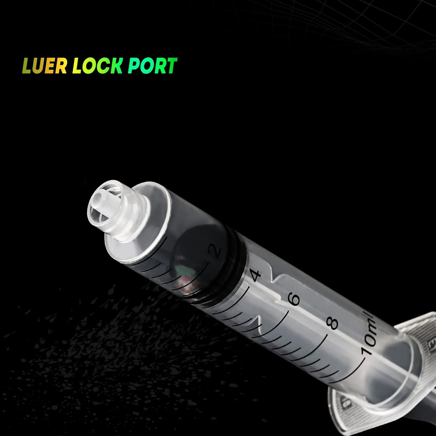 100pcs 10ml Luer Lock Sterile Syringes with 21G 1.5