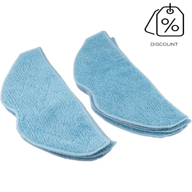 10PCS Panni Mop Per EZVIZ RE4 /RE4 Plus/RE5 /RE5 Plus Accessori Per Aspirapolvere Lavabile In Microfibra Mop Pads-Y48A