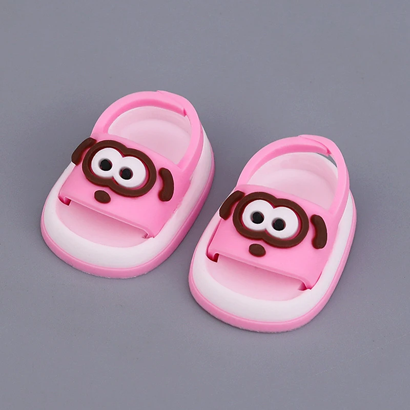 15/17cm Doll Shoes Plastic Mini Shoes For Dolls Mini Finger Shoes Clothing Accessory For 6.9 Inch Dolls  Doll