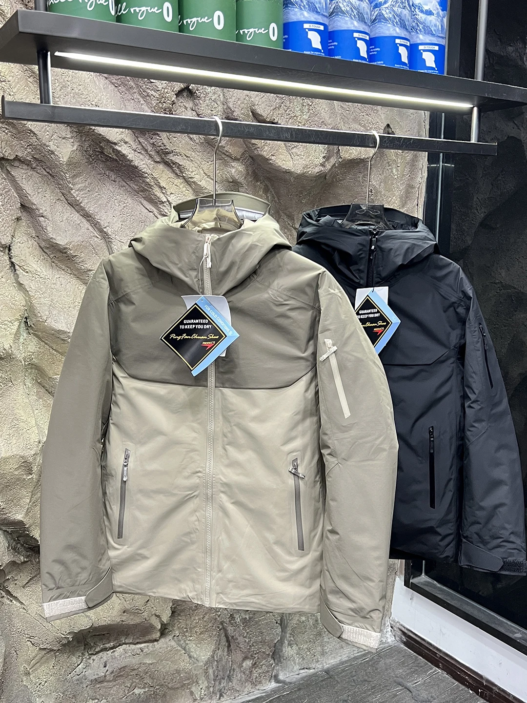 Herren Outdoor Winter Jaet Polar Skiing Series All-Weather Hard ell 90 White Du down Anti-Cold down Jaet Trendy