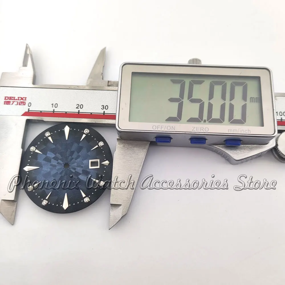 nh35 dial 35mm watch dial with multiple colors and high-quality dial suitable for NH35 automatic movement watch accessories