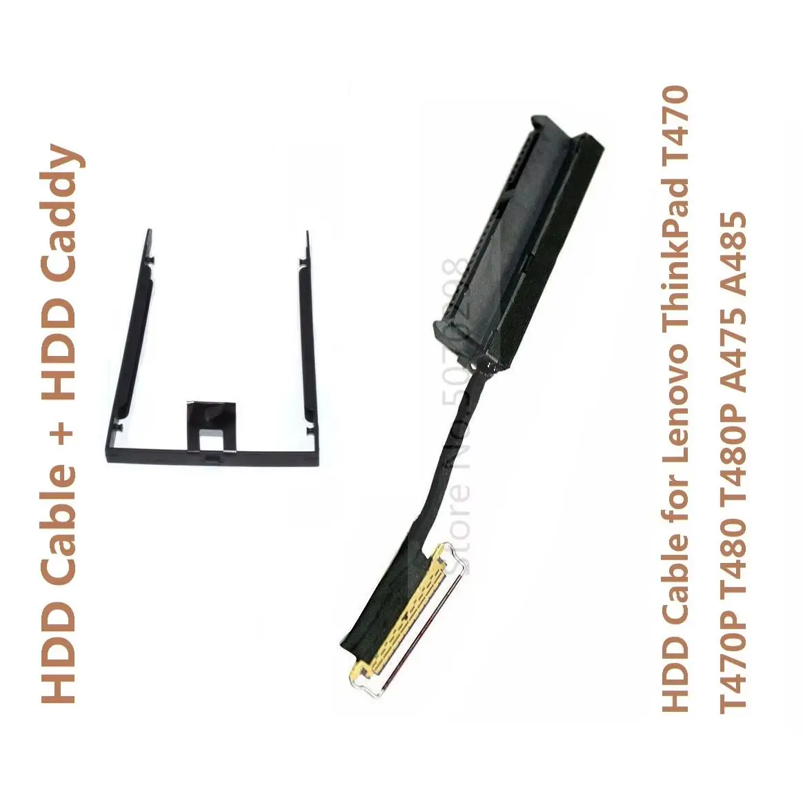 

2,5 HDD SSD кабель жесткого диска Caddy разъем кронштейн лоток для Lenovo ThinkPad T470 T470P T480 T480P A475 A485 DC02C009L30 0UR495